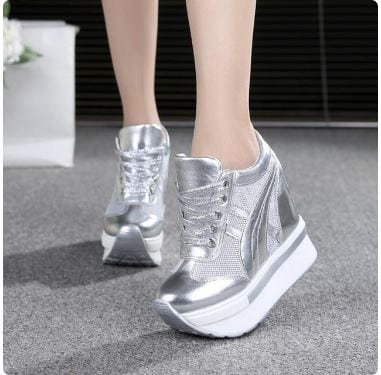 Wedge-heeled Y2K Sneakers