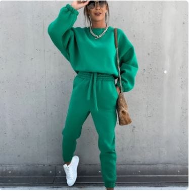 Women's Green Y2K Tracksuit