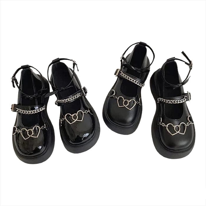 Y2K Black Sandals