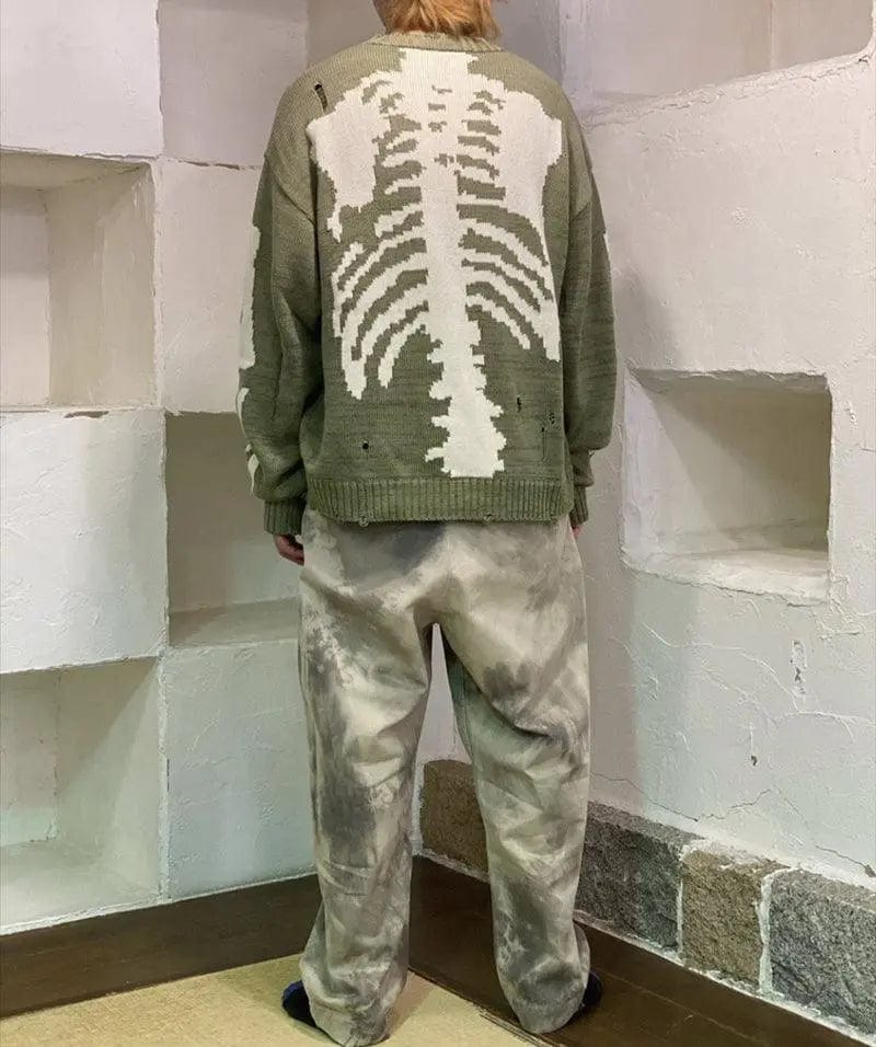 Skeleton Y2K Sweater