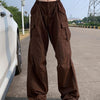 Brown Y2K Cargo Pants