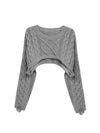Y2K Cropped Sweater