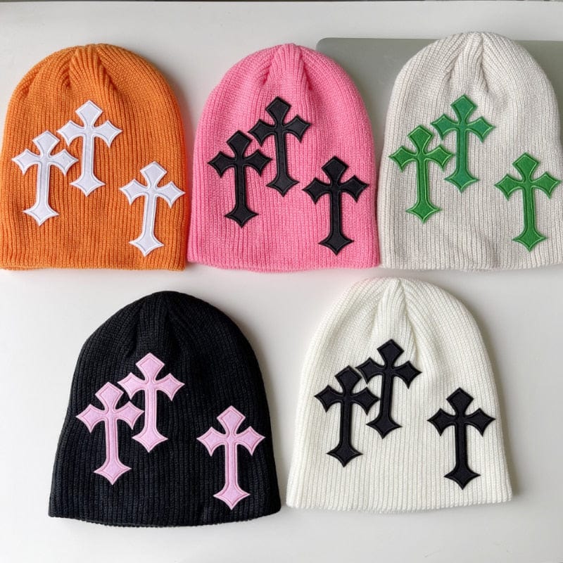 Y2K Cross Beanie