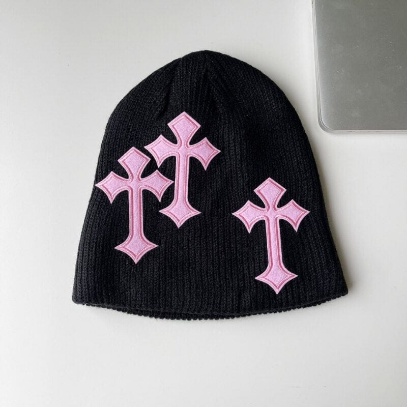 Y2K Cross Beanie