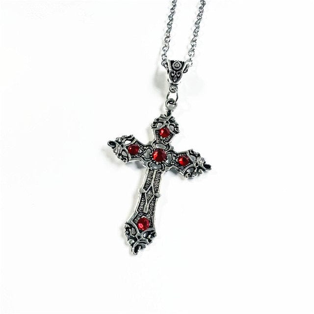 Y2K Cross Necklace