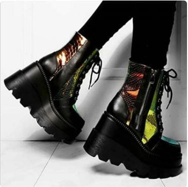 Y2K Designer Plateform Boots