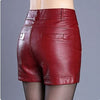Leather Y2K Women Shorts