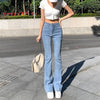 Low Rise Flare Jeans Y2K