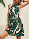 Hawaiian Print Dress Y2K