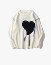 Heart Sweater Y2K