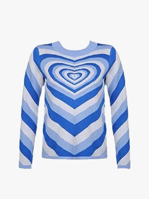 Y2K Heart Sweater