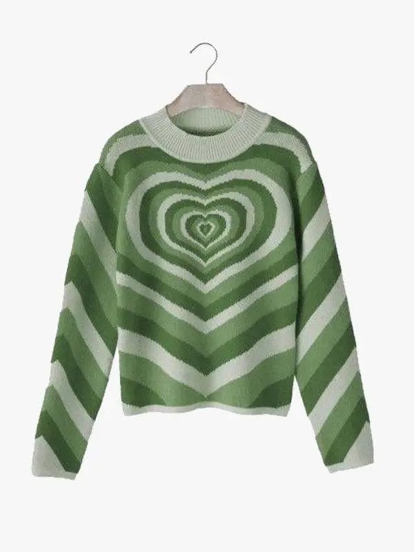 Y2K Heart Sweater