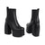 Black Y2K Heel Boots