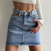 Jean Y2K Mini Skirt