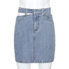 Jean Y2K Mini Skirt