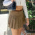 Khaki Y2K Skirt