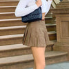 Khaki Y2K Skirt