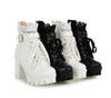 Lace Up Y2K Heeled Boots
