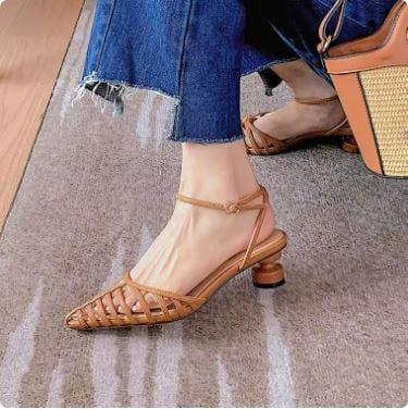 Summer Leather Y2K Sandals