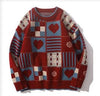 Oversized Heart Sweater Y2K