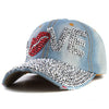 Love Rhinestone Y2K Hat