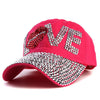 Love Rhinestone Y2K Hat