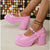Pink Mary Jane Y2K Heels
