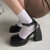 Y2K Black Platform Sandals