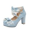 Lace Mary Jane Y2K Pumps