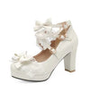 Lace Mary Jane Y2K Pumps