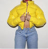 Women's Y2K Cropped Puffer Jacket