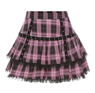 Y2K Plaid Skirt