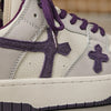 Purple Cross Y2K Sneakers