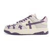 Purple Cross Y2K Sneakers