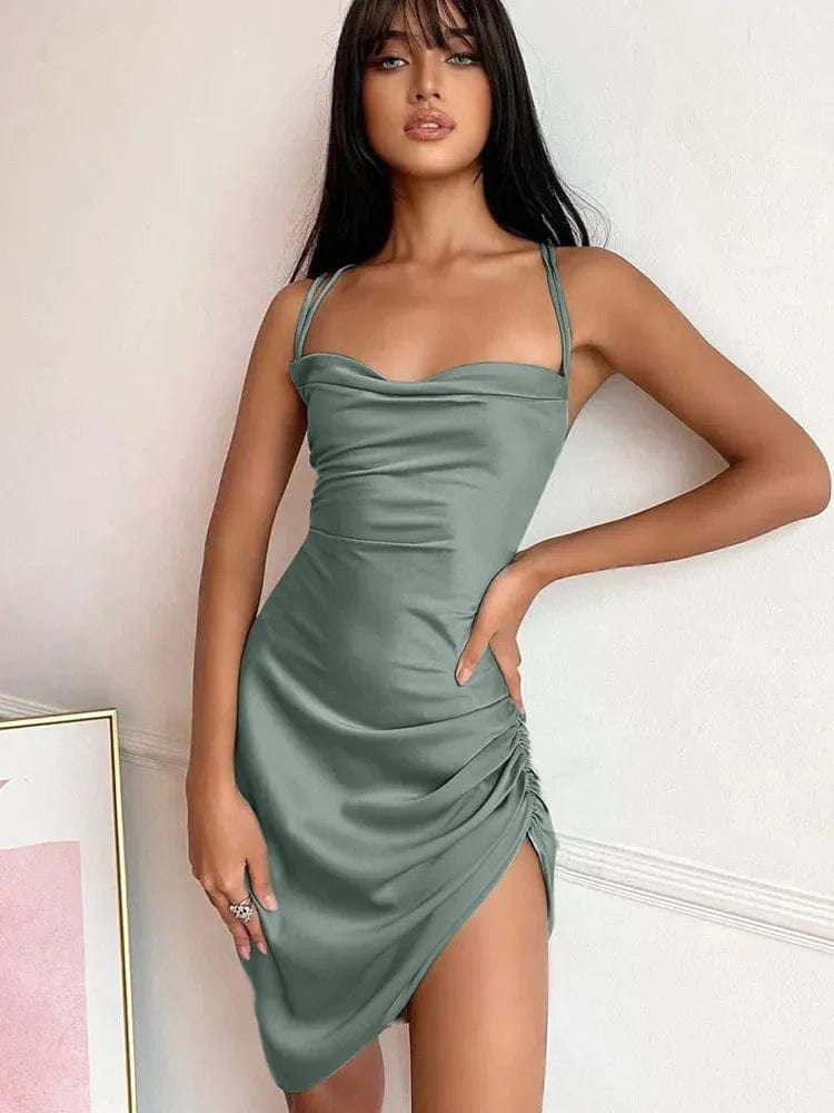 Y2K Satin Dress