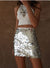 Sequin Y2K Mini Skirt