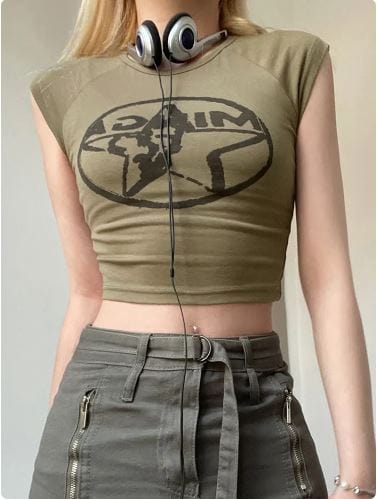 Y2K Star Tank Top