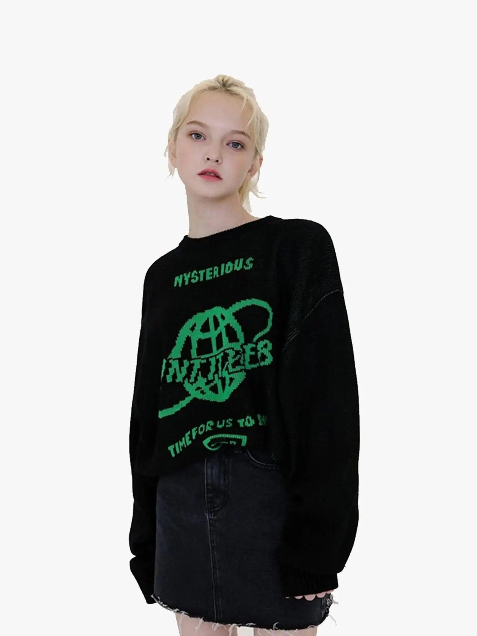 Y2K Sweater Oversized