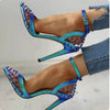 Blue Y2K High Heels